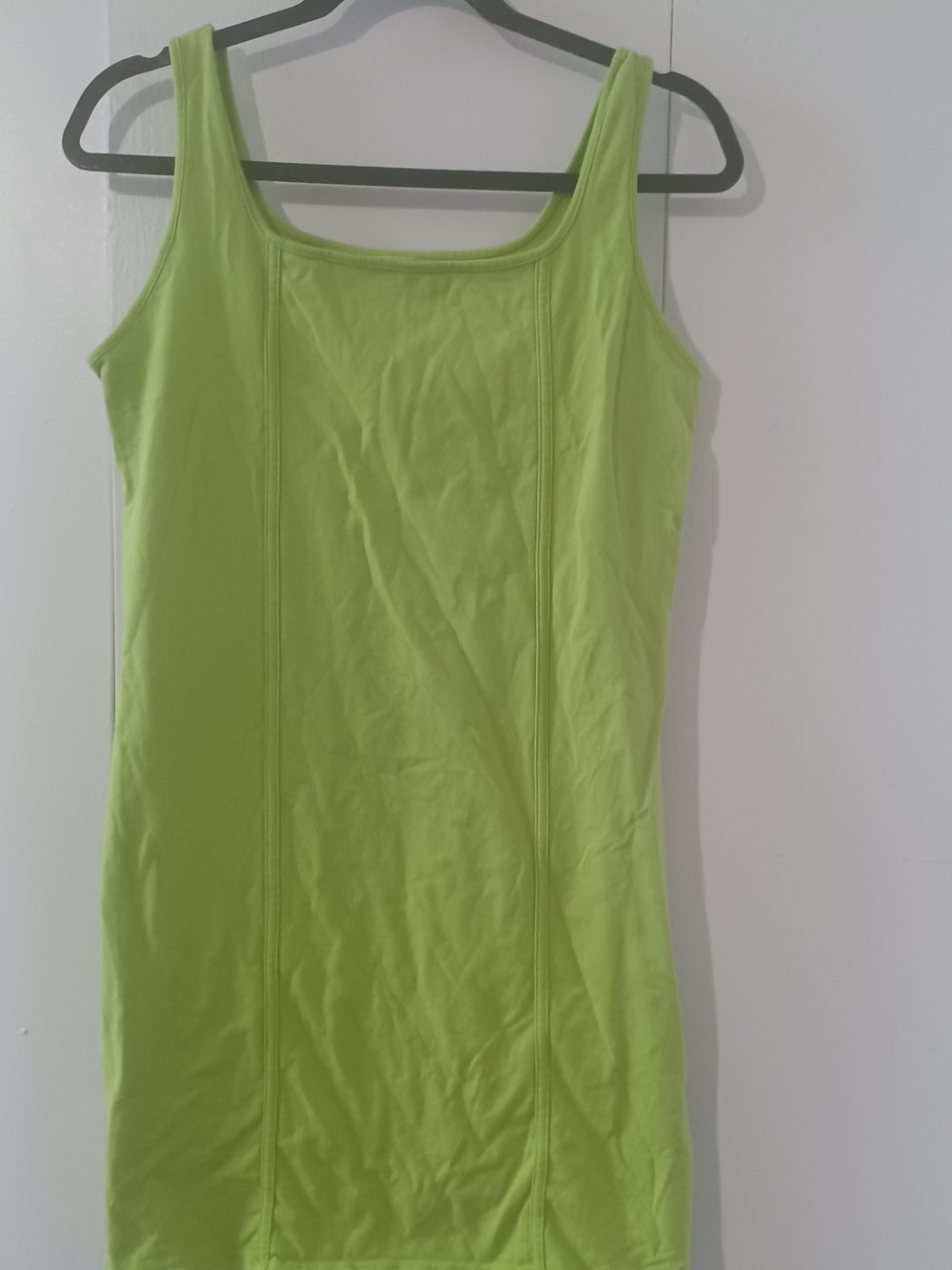 wild fable Sleeveless Seamed Bodycon Mini Dress Green XXL
